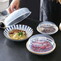 Thickened Microwave Oven Heating Splash Cover Round Bowl Cover
