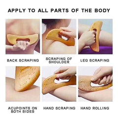 Wooden Gua Sha Tool for Muscle Relaxation Body Shaping