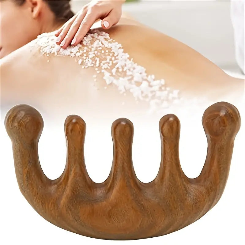 Wooden Scraping Massage Comb for Yoga Fitness Muscle Relaxation