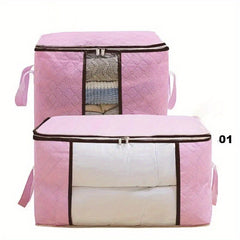 Large Storage Bag w/ Reinforced Handle & Sturdy Zippers - Indoor Outdoor Stora