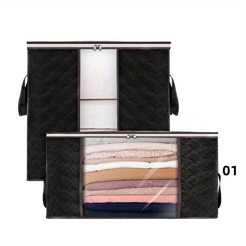 Large Storage Bag w/ Reinforced Handle & Sturdy Zippers - Indoor Outdoor Stora