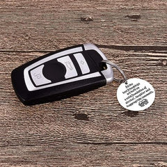 Round Metal Keychain For Friends Women Men Birthday