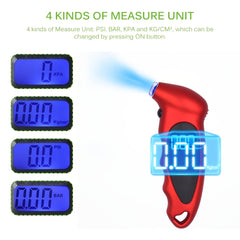 Digital Tire Pressure Gauge 150PSI LCD Display Car Truck Bicycle