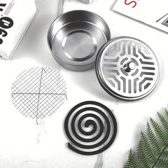Portable Mosquito Coil Holder for Home and Camping