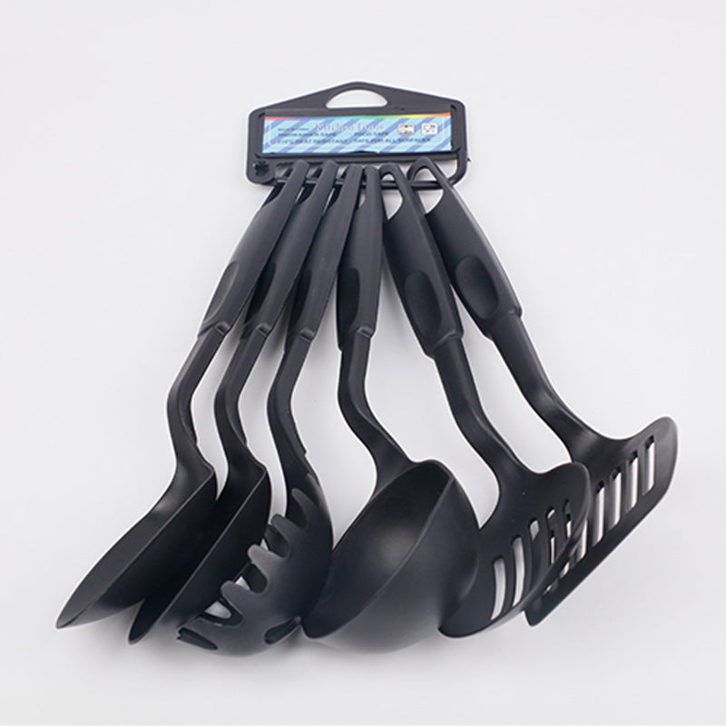 6pcs Nylon Utensil Set Non Stick Cooking Utensils Washable Kitchen Restaurant