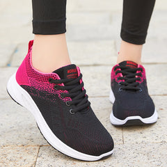 Women's Lace-up Breathable Running Shoes Lightweight Sneaker