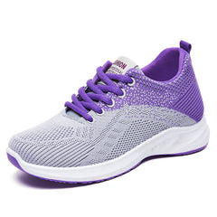Women's Lace-up Breathable Running Shoes Lightweight Sneaker