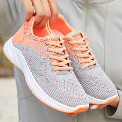 Women's Lace-up Breathable Running Shoes Lightweight Sneaker