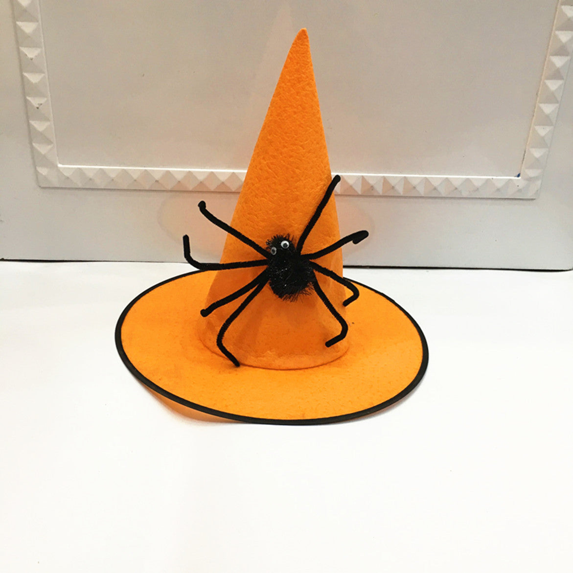 Halloween Witch Hat Makeup Costume Props Non Woven Spider Witch Hat