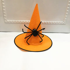 Halloween Witch Hat Makeup Costume Props Non Woven Spider Witch Hat