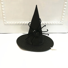 Halloween Witch Hat Makeup Costume Props Non Woven Spider Witch Hat