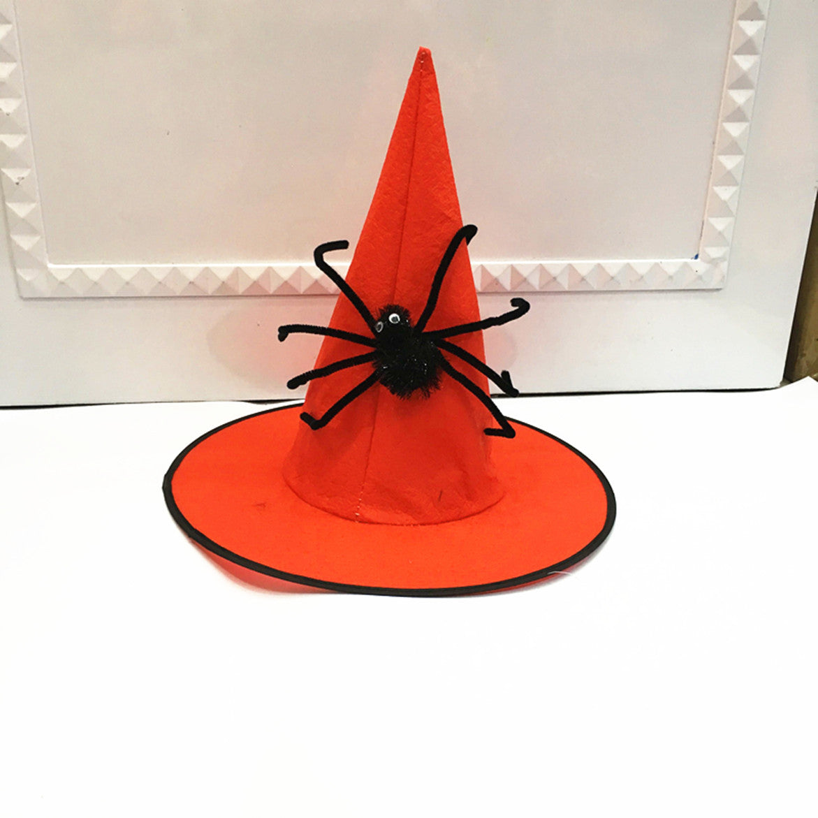 Halloween Witch Hat Makeup Costume Props Non Woven Spider Witch Hat