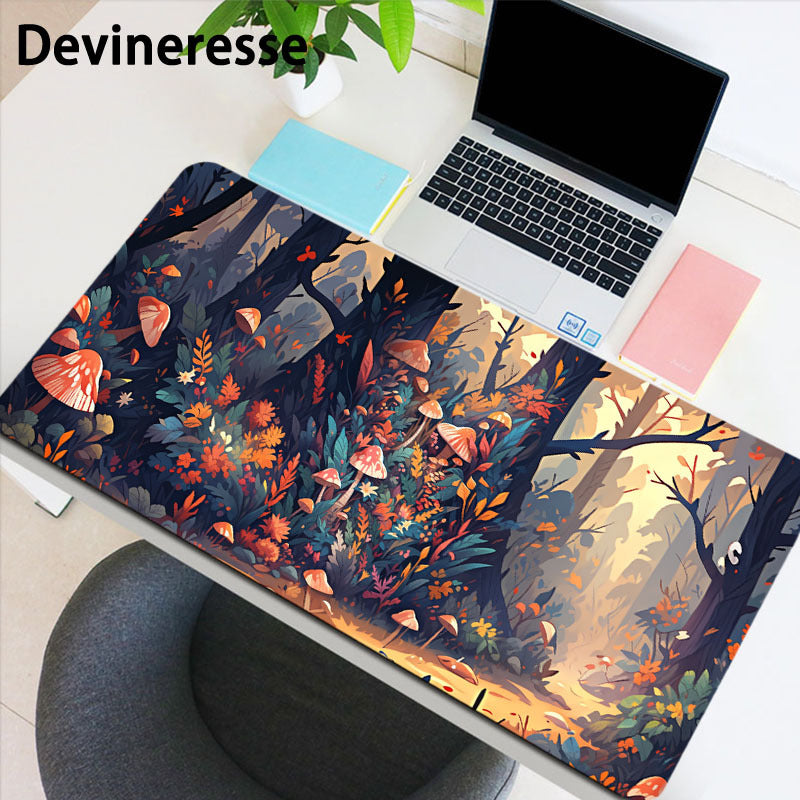 Mushroom Gaming Mouse Pad - Perfect Computer Setup Gift