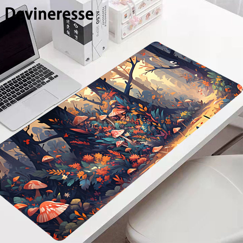 Mushroom Gaming Mouse Pad - Perfect Computer Setup Gift