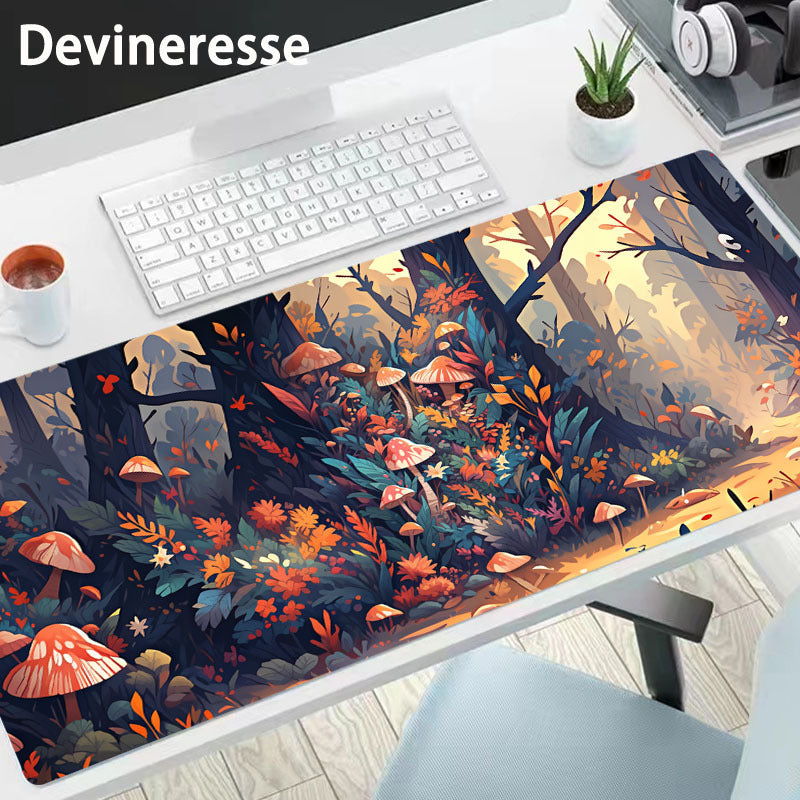 Mushroom Gaming Mouse Pad - Perfect Computer Setup Gift