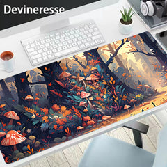 Mushroom Gaming Mouse Pad - Perfect Computer Setup Gift