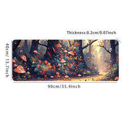 Mushroom Gaming Mouse Pad - Perfect Computer Setup Gift
