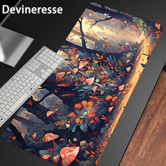 Mushroom Gaming Mouse Pad - Perfect Computer Setup Gift