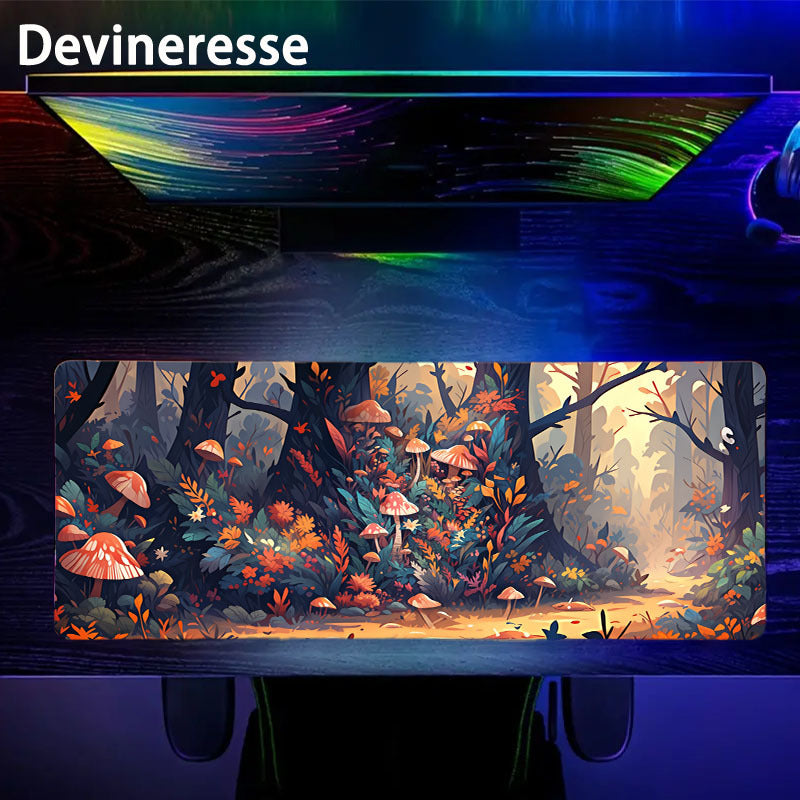 Mushroom Gaming Mouse Pad - Perfect Computer Setup Gift