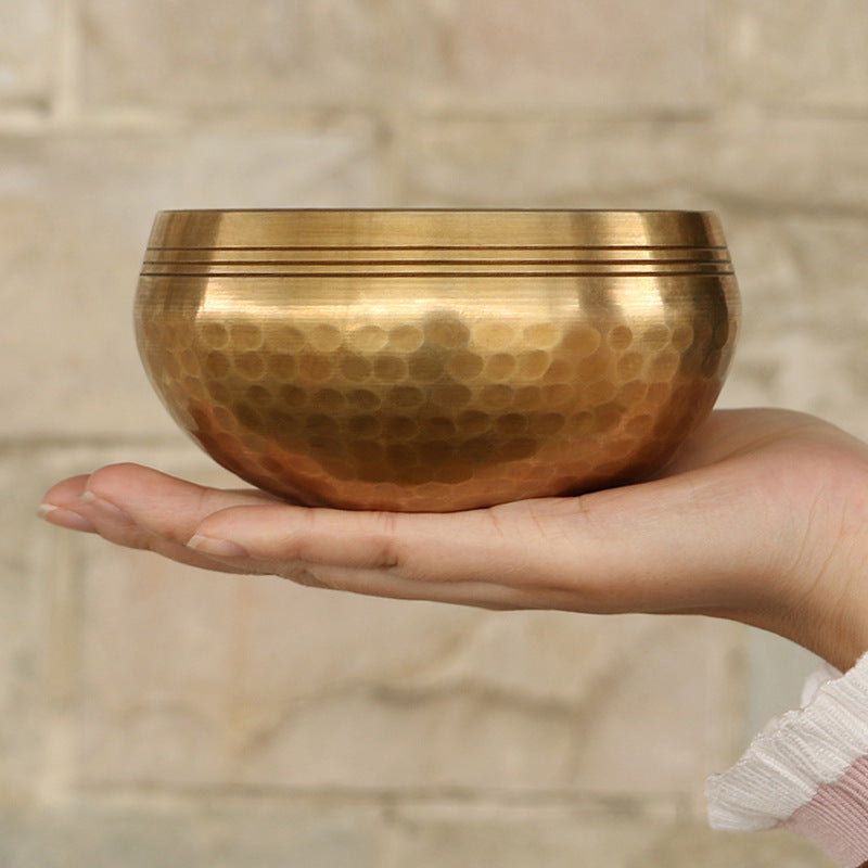 Buddha Sound Bowl Yoga Meditation Chanting Bowl Brass Chime Handicraft