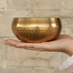 Buddha Sound Bowl Yoga Meditation Chanting Bowl Brass Chime Handicraft