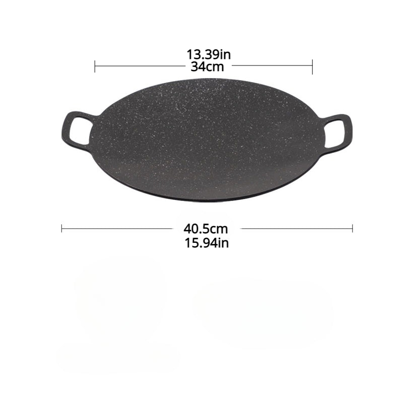 Portable Camping Grill Plate for Barbecue and Picnic
