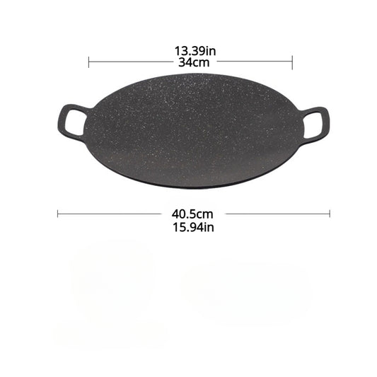 Portable Camping Grill Plate for Barbecue and Picnic