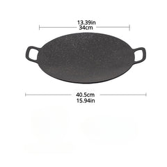 Portable Camping Grill Plate for Barbecue and Picnic