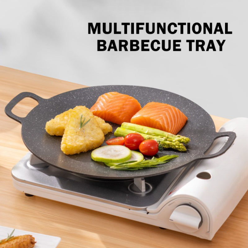 Portable Camping Grill Plate for Barbecue and Picnic
