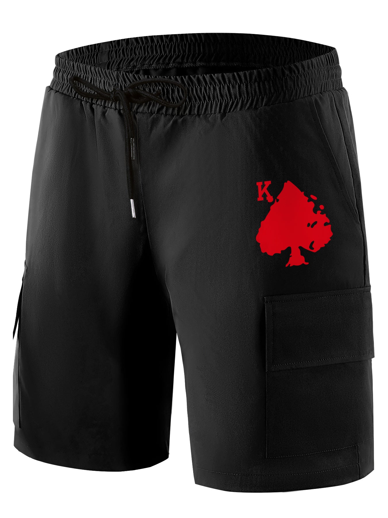 Men's Printed Cargo Shorts for Summer Outdoor Activities