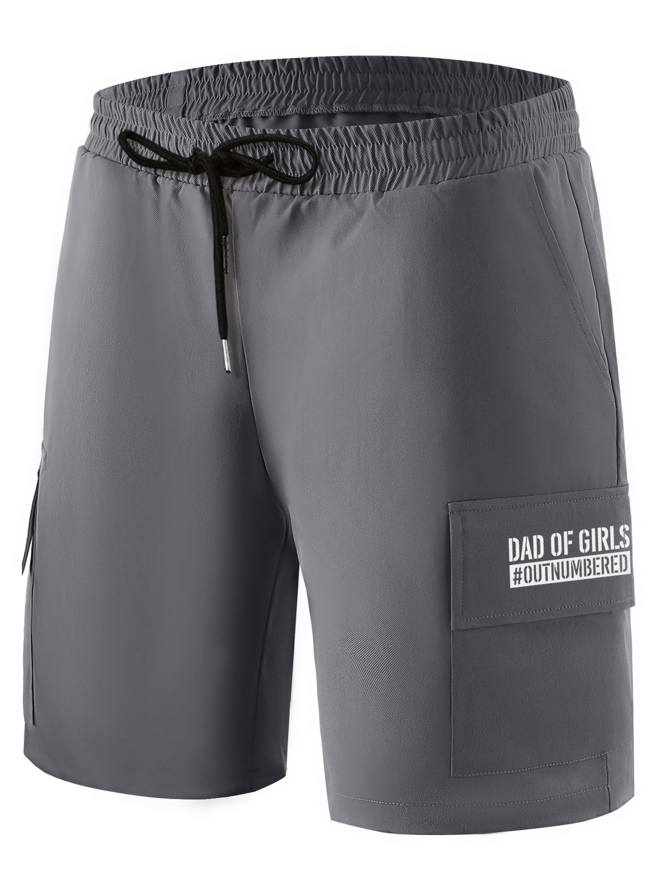 Men's Printed Cargo Shorts for Summer Activities