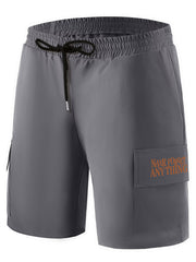 Men's Printed Cargo Shorts for Summer Activities