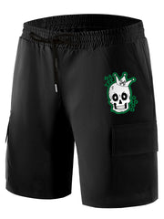 Men's Printed Cargo Shorts for Summer Activities