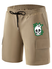 Men's Printed Cargo Shorts for Summer Activities