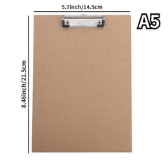 A5 Basics Hardboard Office Clipboards A5 Strong Paper Clips