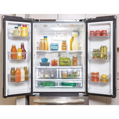 Plastic Water Bottle & Beverage Rack for Refrigerator Storage