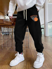 Men's Basketball Print Sweatpants Casual Joggers