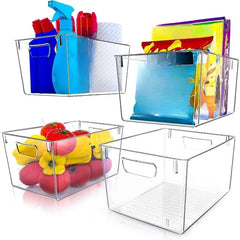 Pantry Storage Bin Handle Kitchen Refrigerator Freezer Food Storage Bins