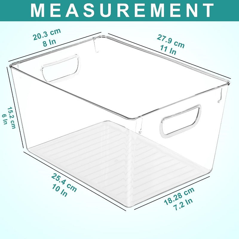 Pantry Storage Bin Handle Kitchen Refrigerator Freezer Food Storage Bins