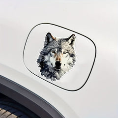 3pcs Wolf Head Stickers For Car Waterproof Sunscreen Laptop Skateboard Sticker