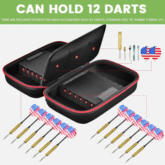 Dart Case Holds 6 12 Steel Tip And Soft Tip Darts Dart Holder