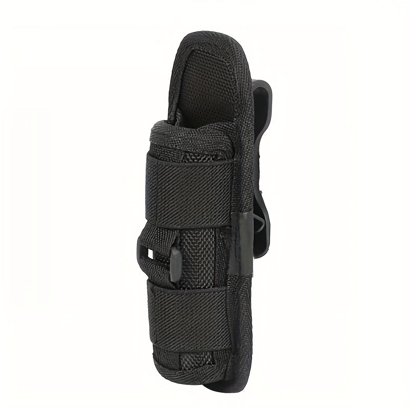 Outdoor Tactical Nylon Flashlight Bag 360 Degree Swivel Wear Resistant