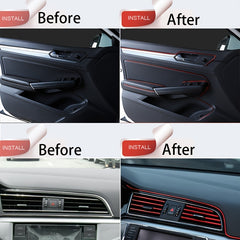 Universal PVC Strip Moulding Decoration 16ft 5m for Car Interior Upgrade
