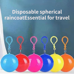 5pcs Portable Raincoat Balls for Traveling Camping