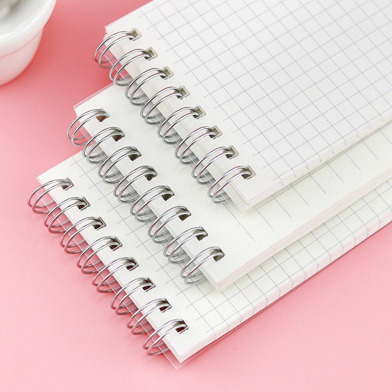 Waterproof Notebook Writing Paper Notepad Metal Coil Office Stationery