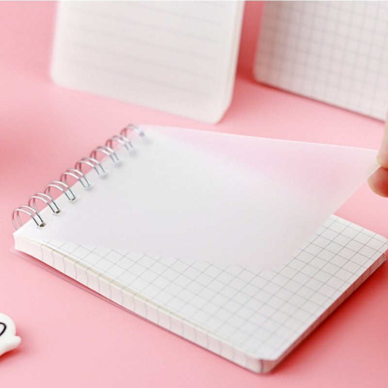 Waterproof Notebook Writing Paper Notepad Metal Coil Office Stationery