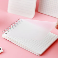 Waterproof Notebook Writing Paper Notepad Metal Coil Office Stationery