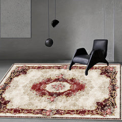 Persian Style Geometric Printed Area Rug for Living Room