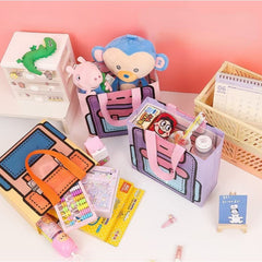 5pcs Book Bag Shaped Gift Bag Perfect For Graduation Birthday Party