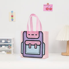 5pcs Book Bag Shaped Gift Bag Perfect For Graduation Birthday Party